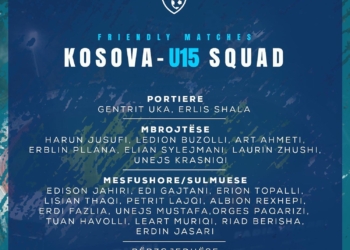 Kosova U15 luan miqësore me Bullgarinë