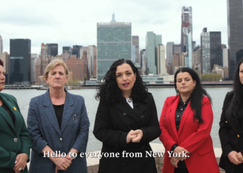 Osmani në Këshillin e Sigurimit e shoqëruar nga katër gra heroina nga Kosova