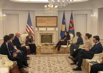 Osmani pret në takim zëvendës ndihmës sekretaren e DASh-it