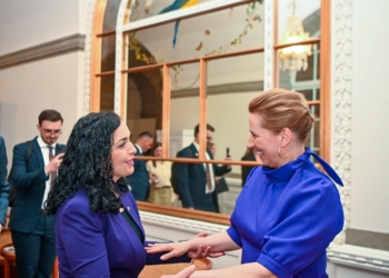 Osmani takon kryeministren e Danimarkës, shpreh mirënjohje për mbështetjen e Kosovës në KiE