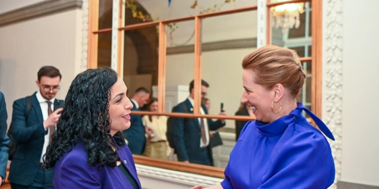 Osmani takon kryeministren e Danimarkës, shpreh mirënjohje për mbështetjen e Kosovës në KiE