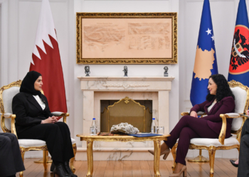 Osmani dhe ministrja e Katarit flasin për mundësitë e rritjes së bashkëpunimit