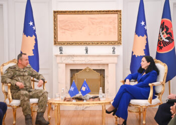 Osmani takon ambasadorin e KFOR-it, diskutojnë për zhvillimet në fushën e sigurisë