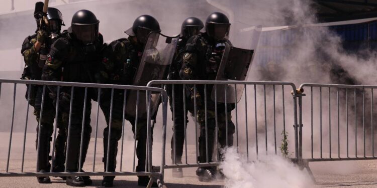 KFOR dhe EULEX me ushtrim të përbashkët në Mitrovicë se si të reagojnë në situata të krizave