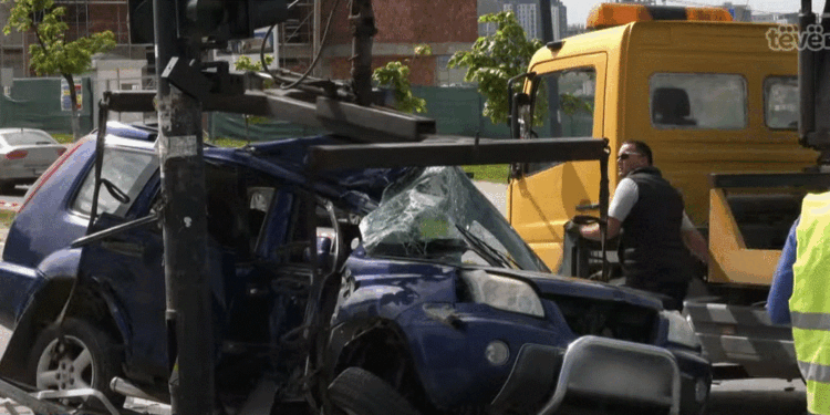 Detaje nga aksidenti në Prishtinë ku mbetën të lënduar gjashtë persona