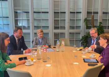 Gërvalla takon homologun estonez, flasin për situatën e sigurisë në Evropë dhe Ballkanin Perëndimor