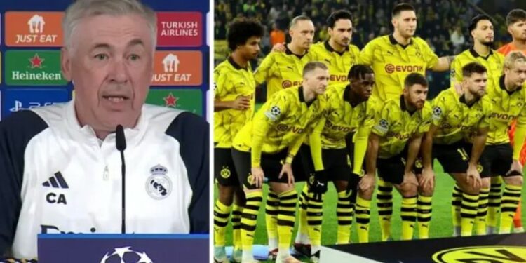 Ancelotti tregon tre lojtarët e Dortmundit që mund t’i shkaktojnë probleme Real Madridit në final