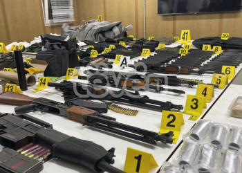 62 shok-bomba, 10 armë e 1.5 kg eksploziv-Policia jep detaje për armatimin në Zveçan