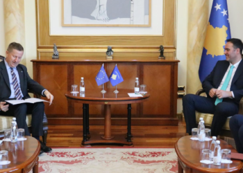 Konjufca priti në takim ambasadorin e BE-së, Tomáš Szunyog