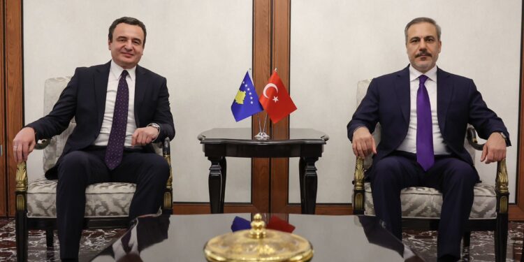 Kurti takon ministrin e Punëve të Jashtme turke, diskutojnë për projekte të përbashkëta