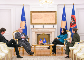 Osmani takohet me Hovenier, diskutojnë për rrugëtimin e Kosovës në KiE