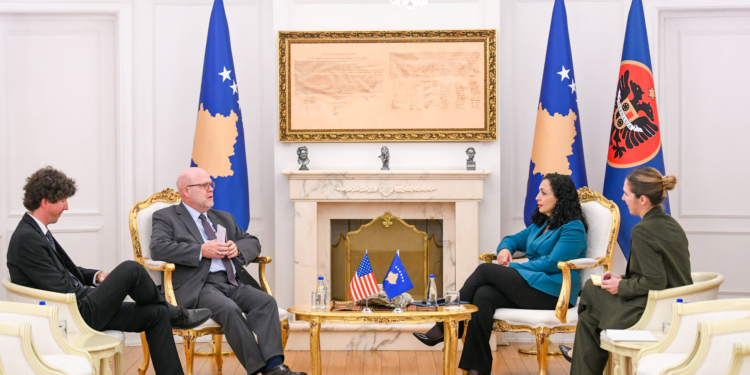 Osmani takohet me Hovenier, diskutojnë për rrugëtimin e Kosovës në KiE