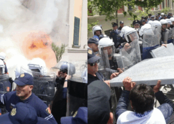 Molotov, vezë dhe përplasje me policinë, mbyllet pas dy orësh protesta e opozitës para bashkisë së Tiranë