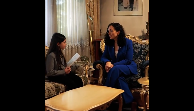 Osmani intervistohet nga mbesa e vogël e ish-presidentit Rugova: Shtëpia nuk mbahet pa miq