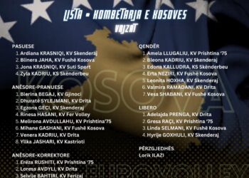 Grumbullohen volejbollistet e Kosovës