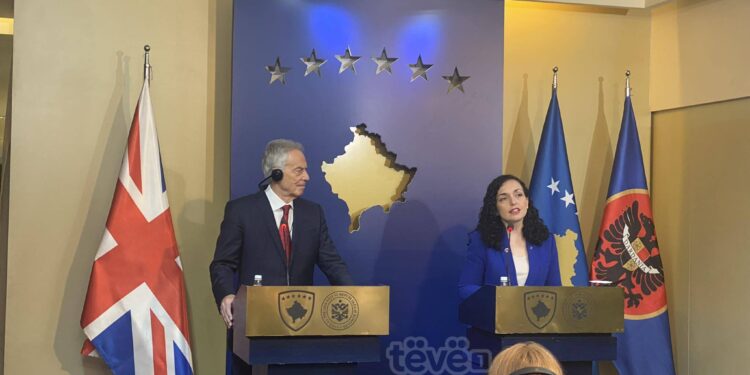 Osmani për Tony Blair: Heroi i lirisë dhe i paqes