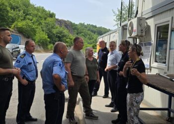 Drejtori i Policisë së Kosovës vizitoi zyrtarët policorë në veri të vendit