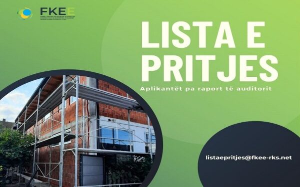​Masat e energjisë për shtëpitë individuale, FKEE nis shqyrtimin e listës së pritjes