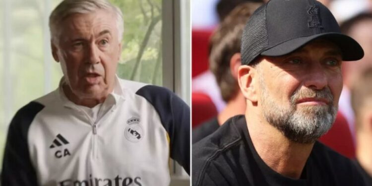 Carlo Ancelotti zbulon arsyen e largimit të Jurgen Klopp nga Liverpooli
