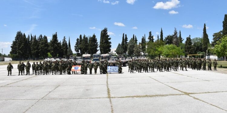 Ushtarët grekë nisen drejt Kosovës, i bashkohen KFOR-it në Bondsteel