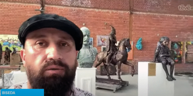 Skulptori përkrahë idenë e LDK-së për vendosjen e shtatores së Leotrimit në oborrin e Kuvendit