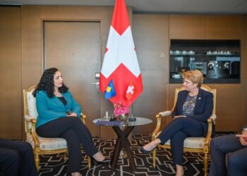 Osmani e Amherd flasin për thellimin e bashkëpunimit Kosovë – Zvicër