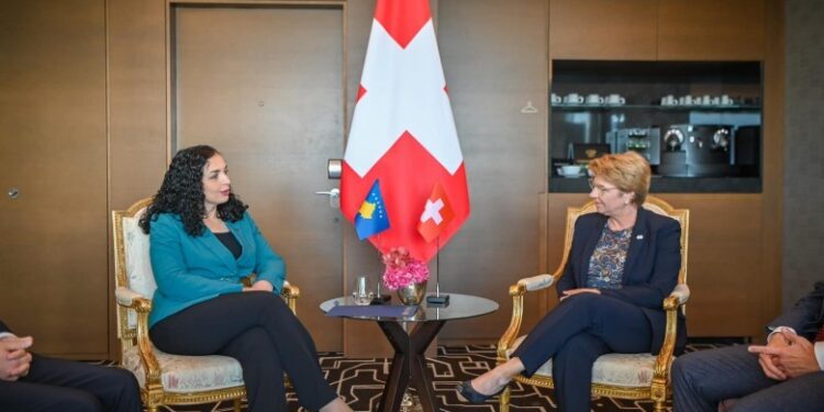 Osmani e Amherd flasin për thellimin e bashkëpunimit Kosovë – Zvicër