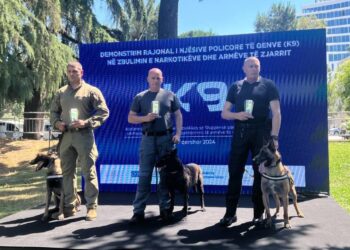 Njësiti Policor i Qeneve nga Kosova, zë vendin e parë në garën rajonale në Tiranë