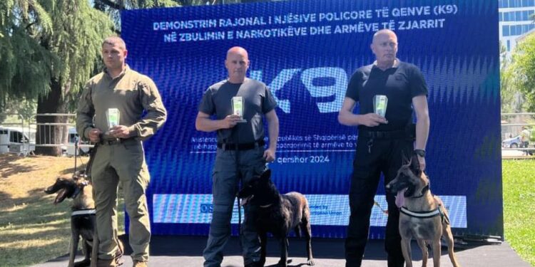 Njësiti Policor i Qeneve nga Kosova, zë vendin e parë në garën rajonale në Tiranë