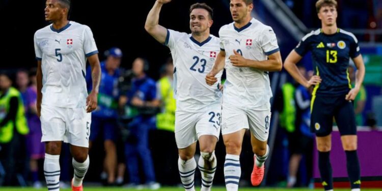 Zvicra barazon me Skocinë, Shaqiri shënon supergol