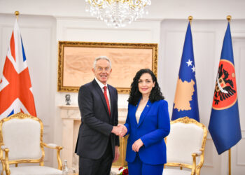 Osmani e quan Blairin “kampion të popullit të Kosovës”
