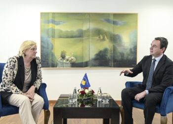 Kurti mirëpriti drejtoreshën e Institutit Demokratik Kombëtar, Nancy Soderberg