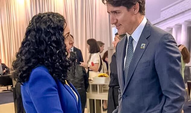 Osmani falënderon kryeministrin e Kanadasë për mbështetjen ndaj Kosovës