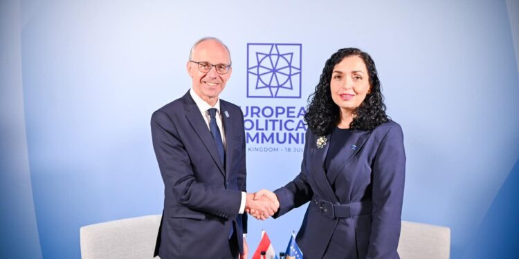 Osmani takon kryeministrin e Luksemburgut, diskutojnë për rrugën euroatlantike të Kosovës