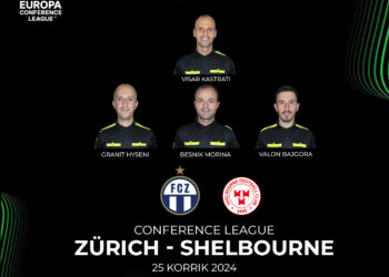 Gjyqtarë kosovar në duelet e garave të UEFA-s