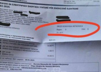 BE-ja deklarohet për kodin postar të strukturave paralele serbe në faturat e energjisë së Elektroseverit