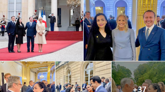 Osmani takon liderë botërorë e delegacione në Paris: Fuqizimi i miqësive është në interes të Kosovës