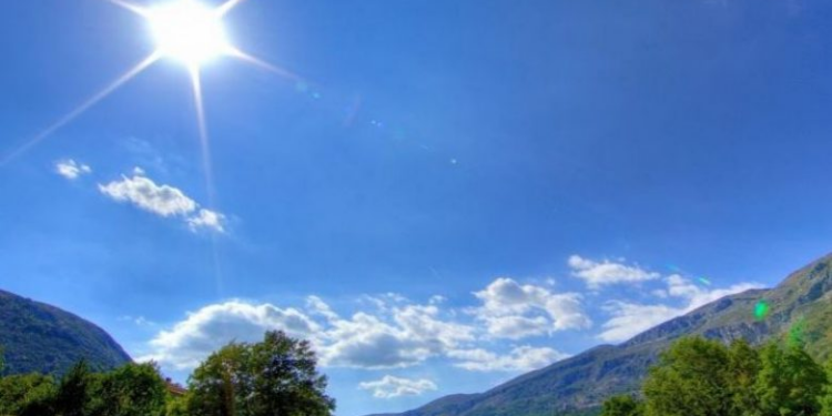 E diela me temperatura deri në 35°C