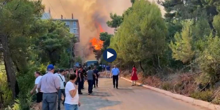 Banorët dhe turistët mes lotëve lënë gjithçka në Shëngjin, krijohet situatë kaotike