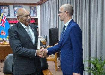 Ahmeti pritet nga kryeministri i Fixhit, diskutojnë për thellimin e marrëdhënieve dypalëshe