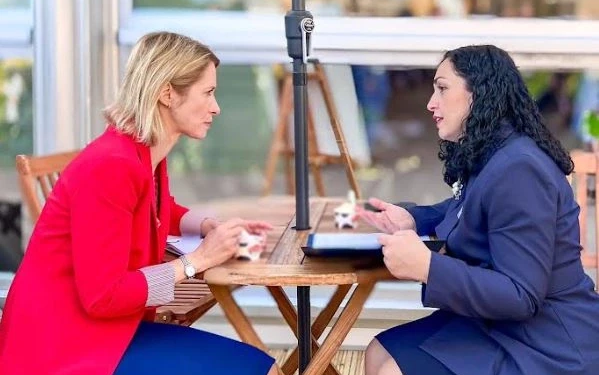 Osmani takohet me kryediplomaten në ardhje të BE-së