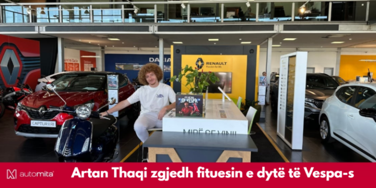 Zgjedhet fituesi i dytë i skuterit Vespa nga Auto Mita, edhe një mundësi e fundit për ju po ju pret!