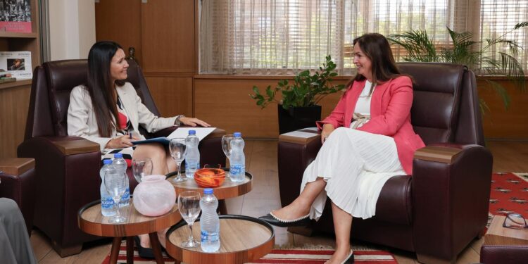 Nagavci takon shefen e re të Zyrës së UNICEF-it në Kosovë, Veronica Vashchenko