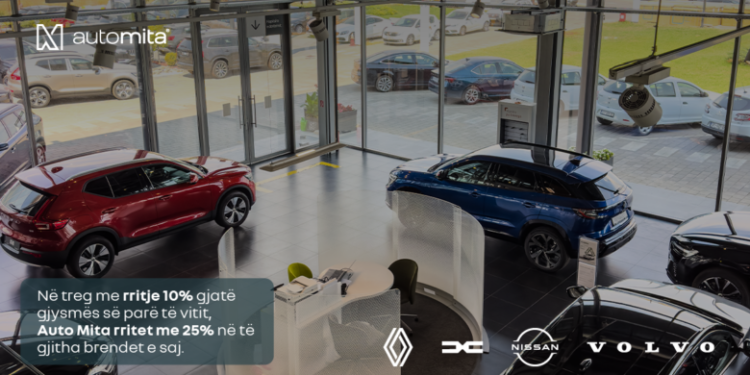 Zyrtare: Për vetëm gjysmë viti, Auto Mita rritet me 25% të shitjeve në të gjitha brendet!