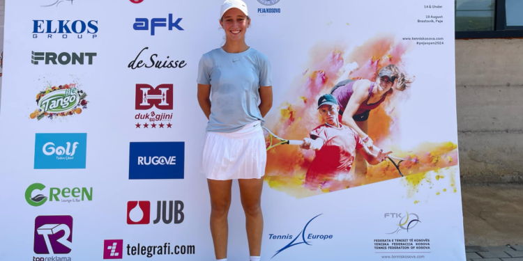 Learta Muharremi në finale të turneut evropian, Peja Open 2024