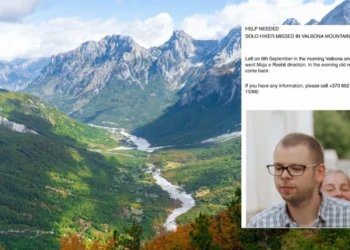 Zhduket turisti lituanez në Alpet Shqiptare, kërkimet po përqendrohen në shtegun Valbonë – Theth