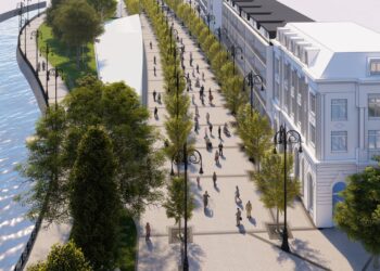 Muhaxheri publikon pamje të projektit të sheshit të ri në Pejë