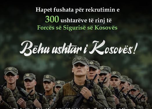 Ministria e Mbrojtjes hap konkurs për pranimin e 300 ushtarëve të rinj