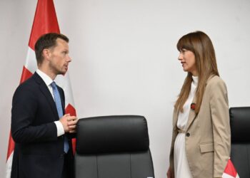 Haxhiu pret në takim homologun e saj danez, diskutuan për zbatimin e marrëveshjes për burgun e Gjilanit