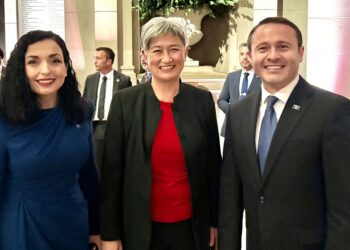 Osmani takon ministren e Jashtme australiane: Jemi të përkushtuar për thellim të raporteve me Australinë